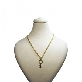 گردنبند دخترانه طرح کلید طلایی 