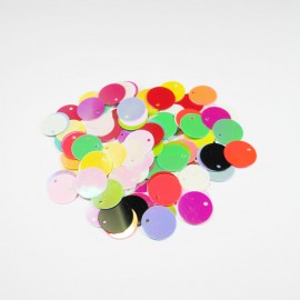 پولک دایره‌ای رنگی در بسته‌های 28 گرمی