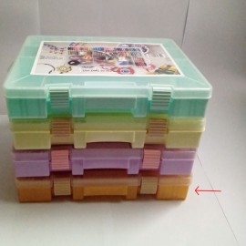 جعبه ارگانایزر بزرگ 15 خانه در رنگهای متنوع 