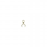 بست آویز گردنبند حلقه دار استیل کوچک طلایی