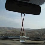 شیشه عطر آویز ماشین طرح مکعب فروش عمده و تکی