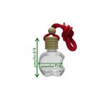 عطر آویز شیشه ای ماشین با طرح اپل و ظرفیت 10 سی سی - Image 2