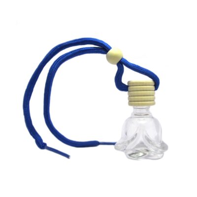 شیشه عطر آویز ماشین طرح گل