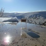 جار شیشه ای استوانه ای کوتاه 4 سانتی برای گیفت