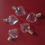 بطری کوچک شیشهای فانتزی طرح قلب برای ساخت گیفت های زیبا