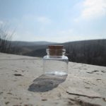 بطری شیشه ای استوانه ای قد کوتاه گیفت