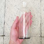 لیوان اسموتی فانتزی دخترانه شیشه ای 18 سانتی متر ارسال به سراسر کشور