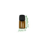 بطری شیشه‌ ای رنگی کوچک با درب پیچی - Image 2