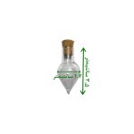 بطری کوچک شیشه ای مدل فانتزی طرح خمره ای - Image 2