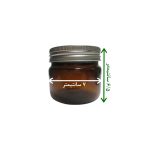 جار شیشه‌ ای با درب آلومینیومی 6.5 سانتیمتری - Image 2