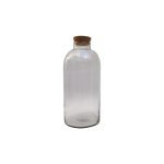 گلدان استوانه ای جنس شیشه مدل جدید درب دار طرح کلاسیک