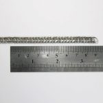 زنجیر استیل مردانه کارتیر مدل تخت رنگ نقره ای سایز 6 میل بسیار محکم و بادوام