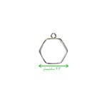 قاب استیل گردنبند طرح شش ضلعی سبک و بادوام