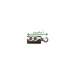 بست استیل 1 سانتی در بسته های 10 عددی برای زیورآلات