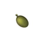 قاب برنزی گردنبند طرح بیضی - زیورآلات شیک و خاص - Image 2