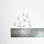 گره مخفی کن رنگ نقره ای بسته بندی 10 عددی - Image 2