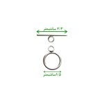 قفل دستبند حلقه و محور استیل ضد زنگ - امنیت و زیبایی در یک محصول - Image 2