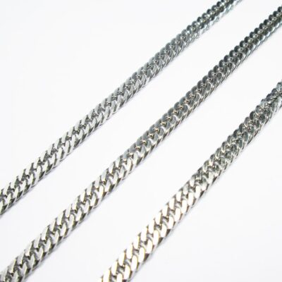 زنجیر استیل رنگ ثابت طرح کارتیر تخت سایز 4 میل