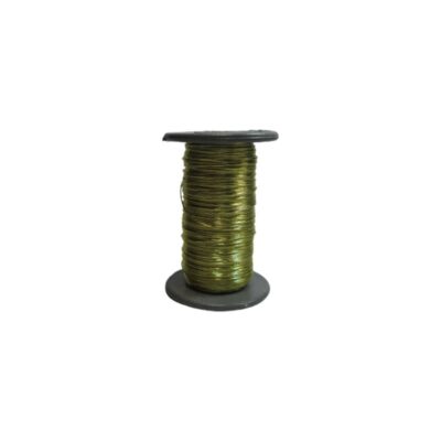 سیم مفتول برای ساخت بدلیجات رنگ ثابت نقره ای و طلایی سایز 1 میل 50 متری
