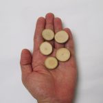 چوب دایره ای کوچک شاخه درخت دربسته 5 تایی برای ساخت کاردستی های هنری