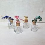شیشه عطر آویز ماشین طرح مکعبی 10 سی سی فروش اینترنتی