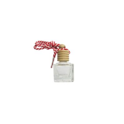 شیشه عطر آویز ماشین طرح مکعبی 10 سی سی