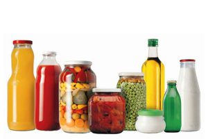 بطری و جار شیشه ای