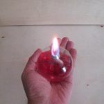 چراغ الکلی پیرکس 200 سی سی برای دکوری و تزئینی