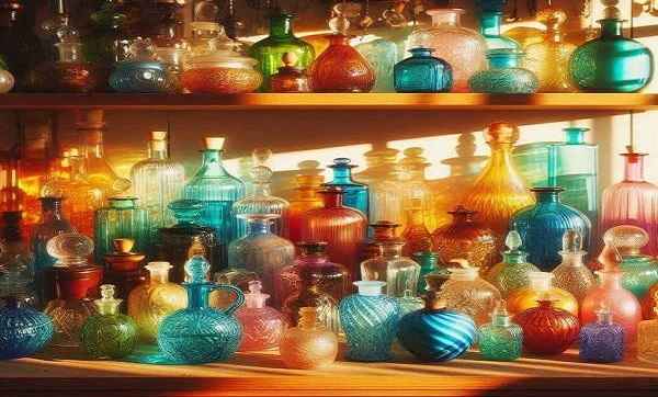 بطری و جار شیشه ای
