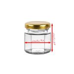 شیشه گیفت عسل 50 میل برای گیفت جشن و مراسم