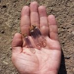 بطری کوچک شیشه ای مدل مدادی با چوب پنبه باکیفیت عالی