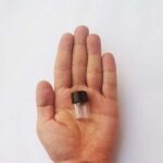 بطری شیشه ای کوچک 5 میل بادرب پیچی فروش تکی و عمده