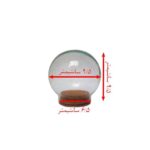 شیشه دیو و دلبر کروی مدل ملون برای کاردستی های مینیاتوری