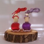 شیشه عطر آویز ماشین طرح اپل با رایحه توت فرنگی - Image 2