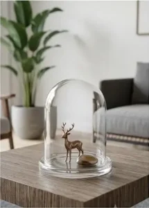حباب شیشه ای فلکسی برای گل رز جاودان