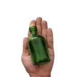 بطری شیشه ای سبز با درب چوب پنبه طبیعی بادوام و باکیفیت